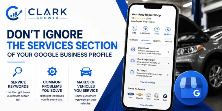 Don't Ignore The Services Section Of Your Google Business Profile